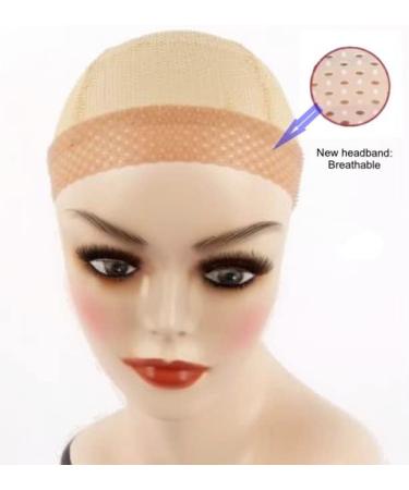 ICYBYAMON New Breathable Non-slip Wig Grip Band Silicone Wig Headband Transparent Seamless Hairband Holder Sweatproof Hair Band for Women Men Wig Fix Accessories Brown - Buy Online on GoSupps.com