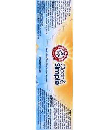 Buy Arm & Hammer Fabric Softener Sheets - Purifying Waters 100 Count - Best International Shipping - Buy Online on GoSupps.com