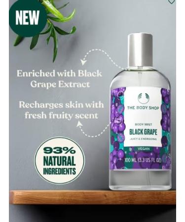 Black Grape Body Mist - 100ML | Vegan | Fresh & Juicy Fragrance - Buy Online on GoSupps.com