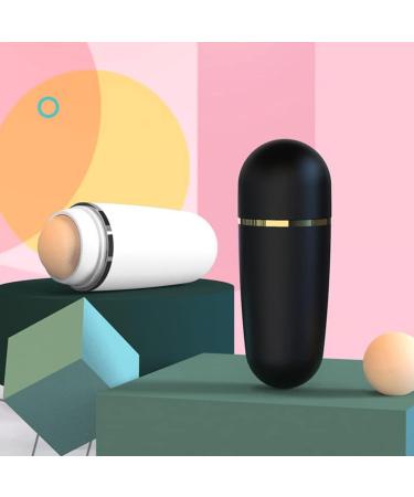 Volcanic Oil Absorbing Roller Face Oil Control Stick Facial Skin Care Tool White Manicure Tackle - Buy Online on GoSupps.com