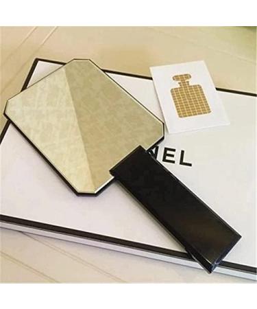 Handheld Cosmetic Mirror Barbers Beauty Hair Hairdressers Professional Barbers Mirror Black - Buy Online on GoSupps.com