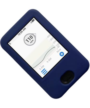 SNK (Navy) Premium Silicone Case for Dexcom Receiver G6 CGM (Continuous Glucose Monitoring)
