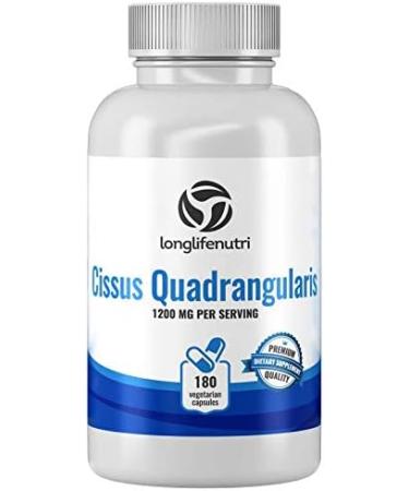 Cissus Quadrangularis Extract Capsules - Joint and Tendon Support Supplement | Reduce Pain & Promote Bone Health | 180 Vegetarian Pills - Buy Online on GoSupps.com