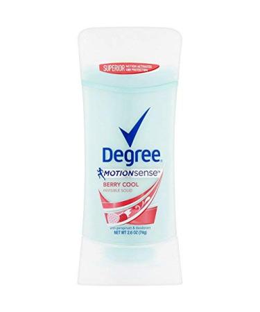 Degree Deodorant 2.6 Ounce Womens Motion Sense Berry & Peony (76ml) (Pack of 2)