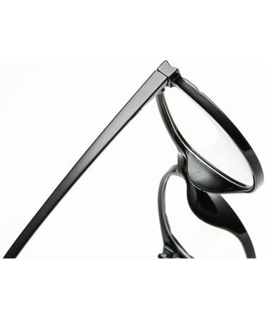 PARWANA Round Anti Glare Presbyopic Computer Glasses for Men & Women - Large Reading Glasses - Designer Flat Light Mirror - +0.00 Sand-Black - Buy Online on GoSupps.com