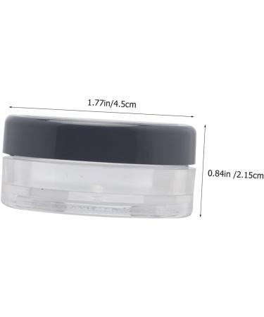 Angoily 4pcs Powder Box Powder Puff Blush for Cheeks Clear Makeup Jar Travel Accessories As Cosmetic - Buy Online on GoSupps.com