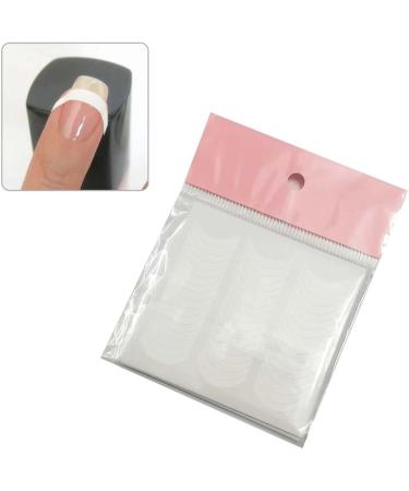 French Nail Self-Adhesive Stickers - 576pcs, 12 Sheets Manicure Stencils for Women - Moon Shape Design - Buy Online on GoSupps.com