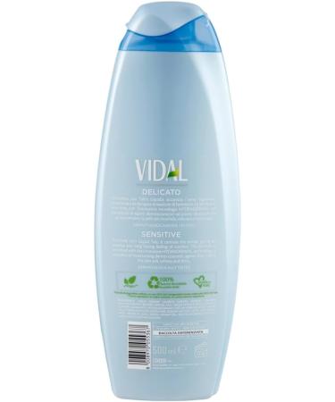  Italian Gourmet E.R. Vidal Sensitive Shower Gel Delicate Talc Liquid Talc Bubble Bath 6 x 500 ml + Pulp Italian Gourmet 400 g Pack of 6 - Buy Online on GoSupps.com