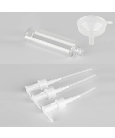 Buy Tianzd 200ml Oval Clear Plastic Pump Dispenser Bottles - 6 Pack for Soaps Lotions Gels and Creams - Ideal for Travel & Home Use - Buy Online on GoSupps.com