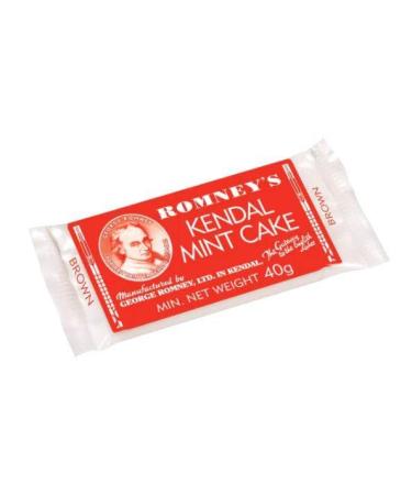 Kendal Mint Cake Romney's Brown Kendal Mintcake Bars 40g X1