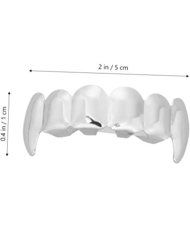 Buy Coheali Hip-Hop Style Grill Accessories for Men | Halloween Teeth & Lower Tooth Cover Clasp - Exquisite 5x1x0.2cm Grill Clip - Buy Online on GoSupps.com