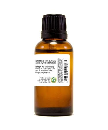 Myrtle Essential Oil (Morocco) 1 fl oz (30 ml) Glass Bottle 100% Pure Essential Oil - GreenHealth - Buy Online on GoSupps.com
