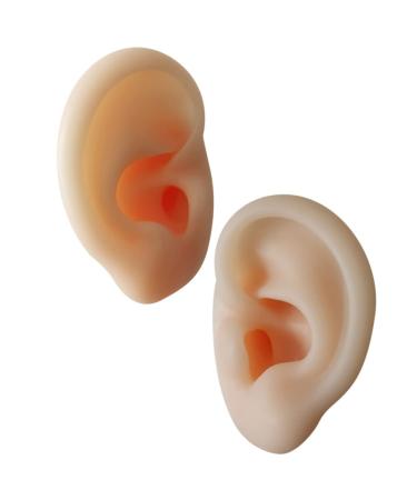 1 Pair Ear Picking Model Silicone Tunnels for Ears Scientific Ear Model Ear Cleaning Practice Tools Simulated Ear Model Simulation Ear Model Artificial Display Ear Model Ear Mold