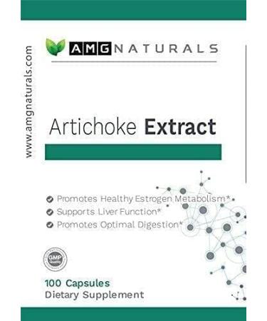 Artichoke Extract Capsules with Over 7mg Cynarin for Digestive Health & Estrogen Metabolism - 60ct - Buy Online on GoSupps.com