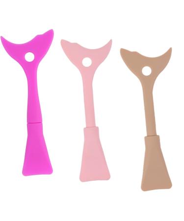 Housoutil 3pcs Eyeliner Eyeshadow Baffle Silicone Molds Lash Separator Eyelash Shield Separator Make up Miss