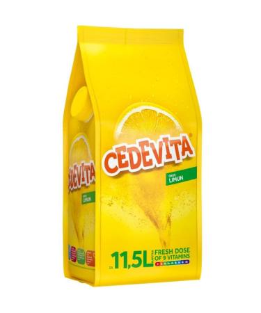 Boisson instantan e Cedevita au go t de citron - contient 9 vitamines pour dynamiser le corps et l'esprit - 900 g pour 11 5 litres (citron)