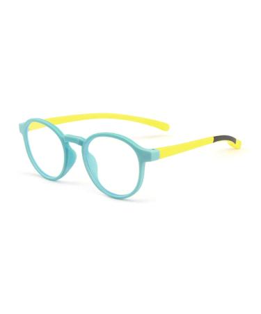 Young girls anti blue light anti -slip glasses anti uv tr90 glasses frame (glasses without degrees) protect the child's eye glasses color 6