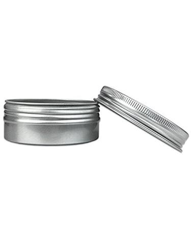 24 Pack 2 Oz Screw Top Aluminum Tin Cans for Lip Balm, Cosmetics & Candles - Metal Storage Jars with Screw Cap for Makeup, Salve & Tea - Buy Online on GoSupps.com