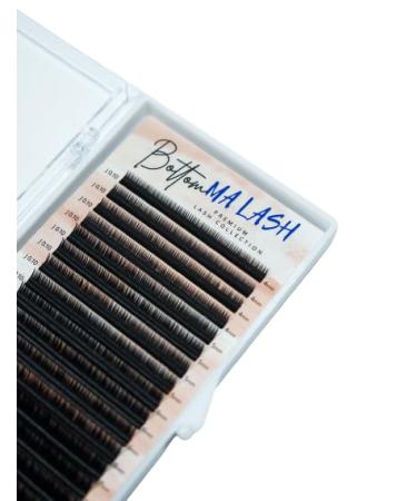 Bottom J 0.1 4-8mm Eyelash Extensions Individual Lashes Premium Volume & Classic Lash Soft mixed and single lengths Black Salon Use (J 0.1 4-8 mm) J 0.1 (4-8mm mixed)
