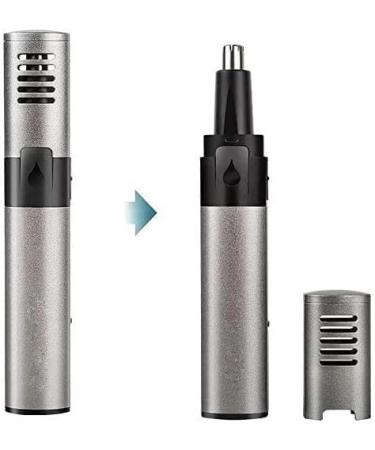 USB Rechargeable Nose & Ear Hair Trimmer - Waterproof Facial Hair Clipper for Men & Women - Dual Edge Blades for Easy Cleansing - Buy Online on GoSupps.com