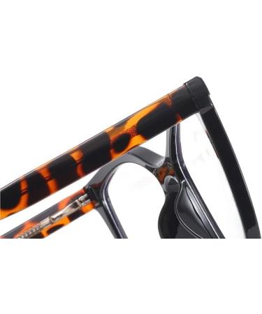 Fuqinqingoz Anti-UV Cat-Eye Reading Glasses for Women | HD Oversized Blue Light Blocking +350 C2 - Buy Online on GoSupps.com