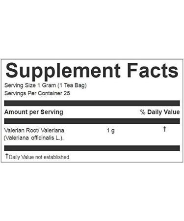 Hanan Peruvian Secrets Valeriana Herbal Tea | 100% Natural Valerian Root | 25 Tea Bags | Naturally Aids in Relieving Occasional Stress Tension | Safely Promotes Sleep and Relaxation Single Pack - Buy Online on GoSupps.com