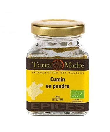 TERRA MADRE Organic cumin powder 35g - best before 09/2016 - India