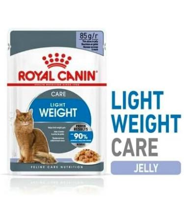 Royal Canin Light Weight Care in Jelly Adult Wet Cat Food 85g (Pack of 48) - Buy Online on GoSupps.com