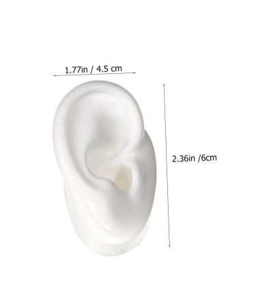 ULTECHNOVO 3 Pairs Soft Silicone Ear Models - Acupuncture & Jewelry Display Ear Mold Kit for Cleaning & Crafts - Buy Online on GoSupps.com
