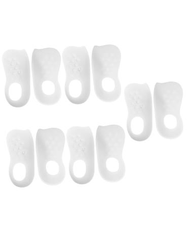 NOLITOY 5 Pairs Foot Insoles Foot Care Arch Foot Pads Shoe Inserts Men O Type Leg Shoe Inserts Arch Support Sleeve Arch Insoles Pad Arch Support Pads Man Mats White