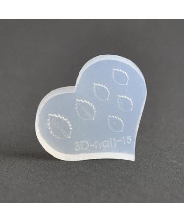 3D stencil leaves for UV gel and acrylic - create your own nail art