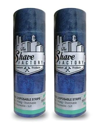 The Shave Factory Halskrause 500 pieces Neckpaper Neck Stripes |Barber Shop |Premium |Classic frills for a perfect hairdresser |Barber Halskrause (2 packs)