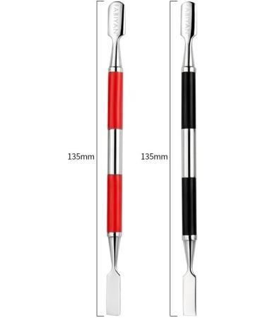 Stainless Steel Nail & Cuticle Care: Precision Toolsfor At-Home Manicures & Pedicures-Expert(Red) - Buy Online on GoSupps.com