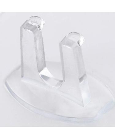 Kobeleen Transparent Toothbrush Holder & Self-Adhesive Hooks | Hygienic Shaving Rack for Bathrooms - International Shipping Available - Buy Online on GoSupps.com