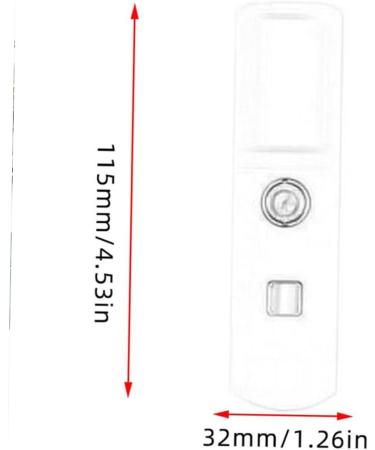 WOONEKY 1pc Sprayer Hydrating Humidifier Face Steamer Cleaner Mini USB Humidifier White - Buy Online on GoSupps.com