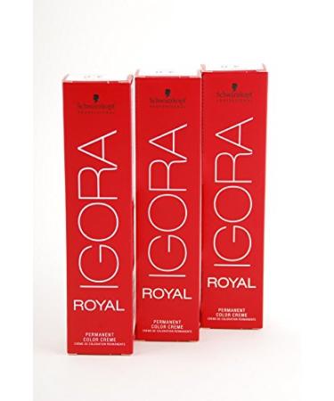 Schwarzkopf Schwarzkopf Igora Royal 6 - 1 Pack of 3 60 ml Bottles