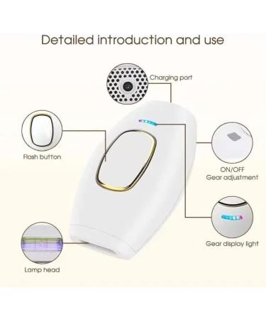 IPL Hair Removal System 500,000 Flashes - Permanent & Painless Laser Hair Remover for Body, Face, Armpits, Bikini Line - Women's - Buy Online on GoSupps.com