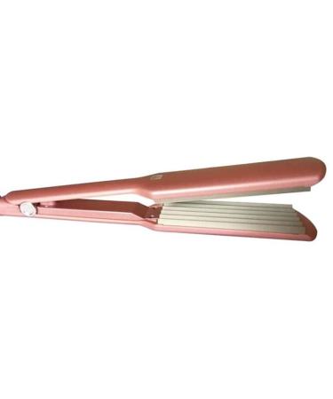 YONAIL Hair Crimper for Women Crimping Iron for Short Hair 1.5 Inch Hair Waver Volumizing Crimper Corrugated Hair Iron for Short Medium Long Hair Styling Tools Rose Pink