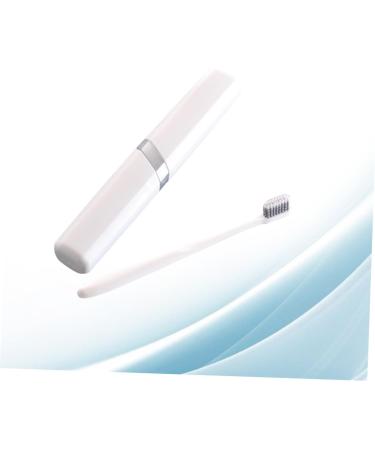 Goohochy Travel Toothbrush Holder Set | Portable Storage Box & Protective Case for Toothbrushes - White - Buy Online on GoSupps.com