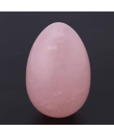Hztyyier Egg-shaped Rose Quartz Yoni Egg Massage Stone - Postpartum Recovery Gemstone for Wellness & Exercise - Buy Online on GoSupps.com