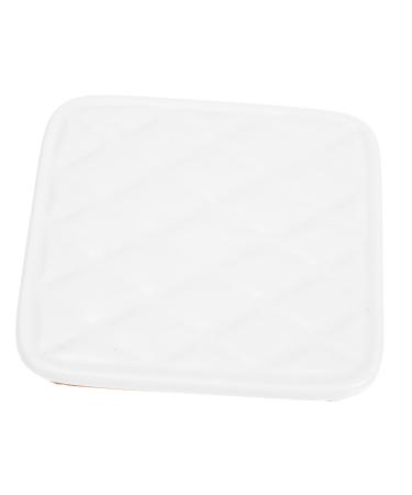 Healeved Nail Palette Makeup Paint Tray Nail Mixing Gel Manicure Tool Mixing Palette Ceramic Nails Nail Polish Holder Nails Gel Mixing Tool Oil Paint Makeup Tools White Ceramics Handheld