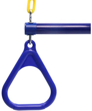 Trapeze Swing Bar Rings with Heavy Duty Chains - Blue Swing Set Accessories - Buy Online on GoSupps.com