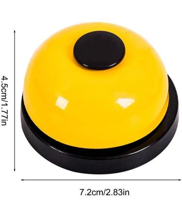 Dongker Pet Training Bells - 2 Pack Dog Door Bells for Potty Communication & Cleanliness - Large Button Yellow - Buy Online on GoSupps.com