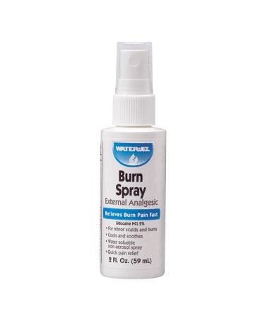 First Aid Burn Spray Antiseptic Burn Pump Bottle 2 Ounce 2 Pack MS-46410