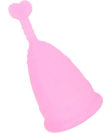 Portable Heart-Shaped Menstrual Cup for Women - Soft & Travel-Friendly Pink Cup - Eco-Friendly Period Solution - Buy Online on GoSupps.com
