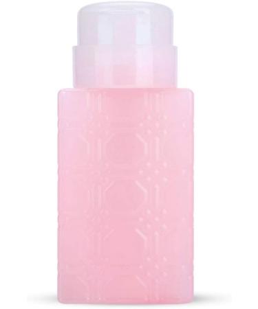 Empty Dispenser Pump Bottle Refillable Nail Art Polish Remover Press Bottle Lotion Makeup Removal Pump Press Bottle for Nail Salons Makeup Artists(Pink) - Buy Online on GoSupps.com