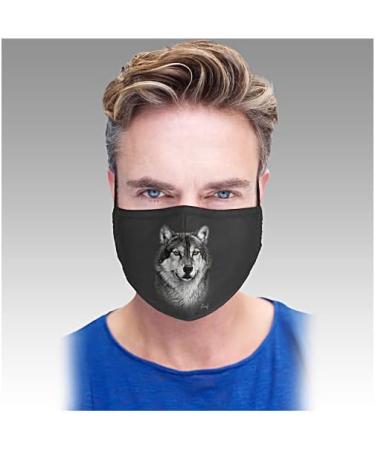 Spirits of The Pack Adjustable Face Mask Set Featuring Artwork by Al Agnew with an Inside Pocket That Fits A PM 2.5 Activated Carbon Filter - Buy Online on GoSupps.com