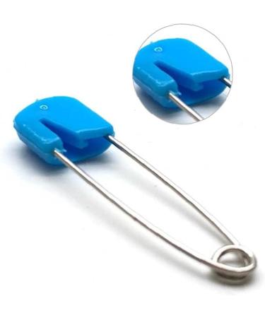 Sturdy Stainless Steel Diaper Pins - 20pcs | Safe Locking Closures | For Special Events, Crafts & Laundry | Random Color - Buy Online on GoSupps.com