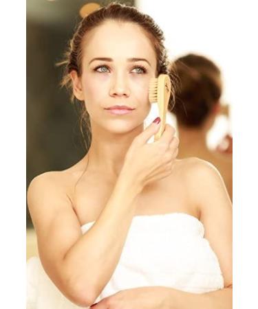 Belula Premium Dry Brushing Body Brush Set - Natural Boar Bristle Exfoliating Brush with Gloves | Gift for Glowing Skin & Healthy Body - Buy Online on GoSupps.com