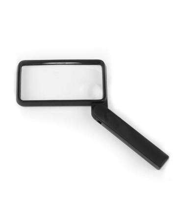 Folding Hand-held Glass 4X Rectangular Folding Reading Mirror for Reading Inspection Low Vision Hobbies and Crafts Good Times